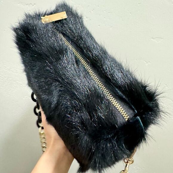 Handmade Genuine Goat Hair-on Hide Wristlet/Shoulder Bag/ Crossbody - Picture 14 of 16